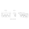 Alaterre Furniture Bethel Acacia Wood 40"W Bench and Coat Hook with Shelf ANTR032930 - alternate 9